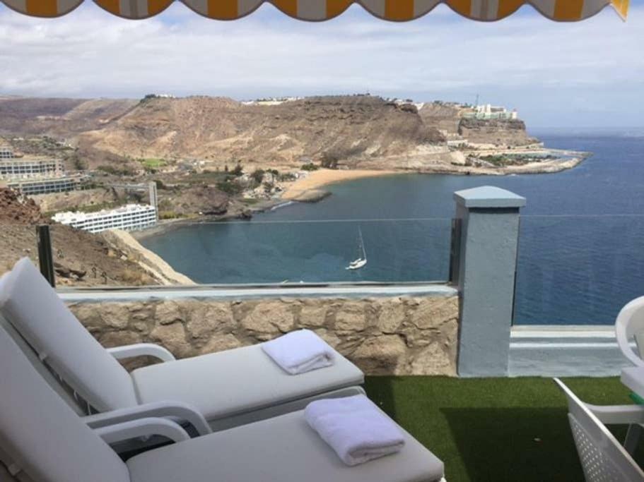 דירות Mogán Duplex Playa Del Cura Beautiful Ocean View מראה חיצוני תמונה