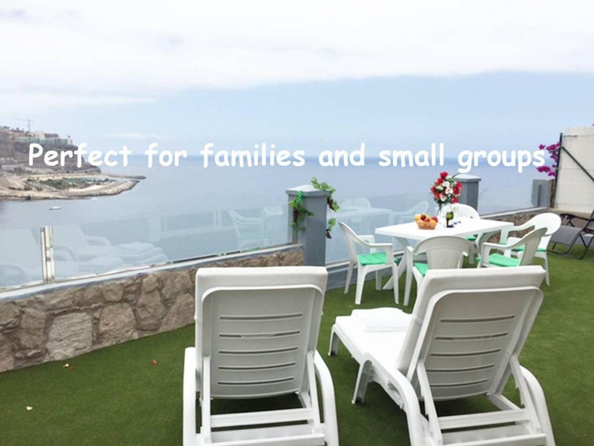 דירות Mogán Duplex Playa Del Cura Beautiful Ocean View מראה חיצוני תמונה